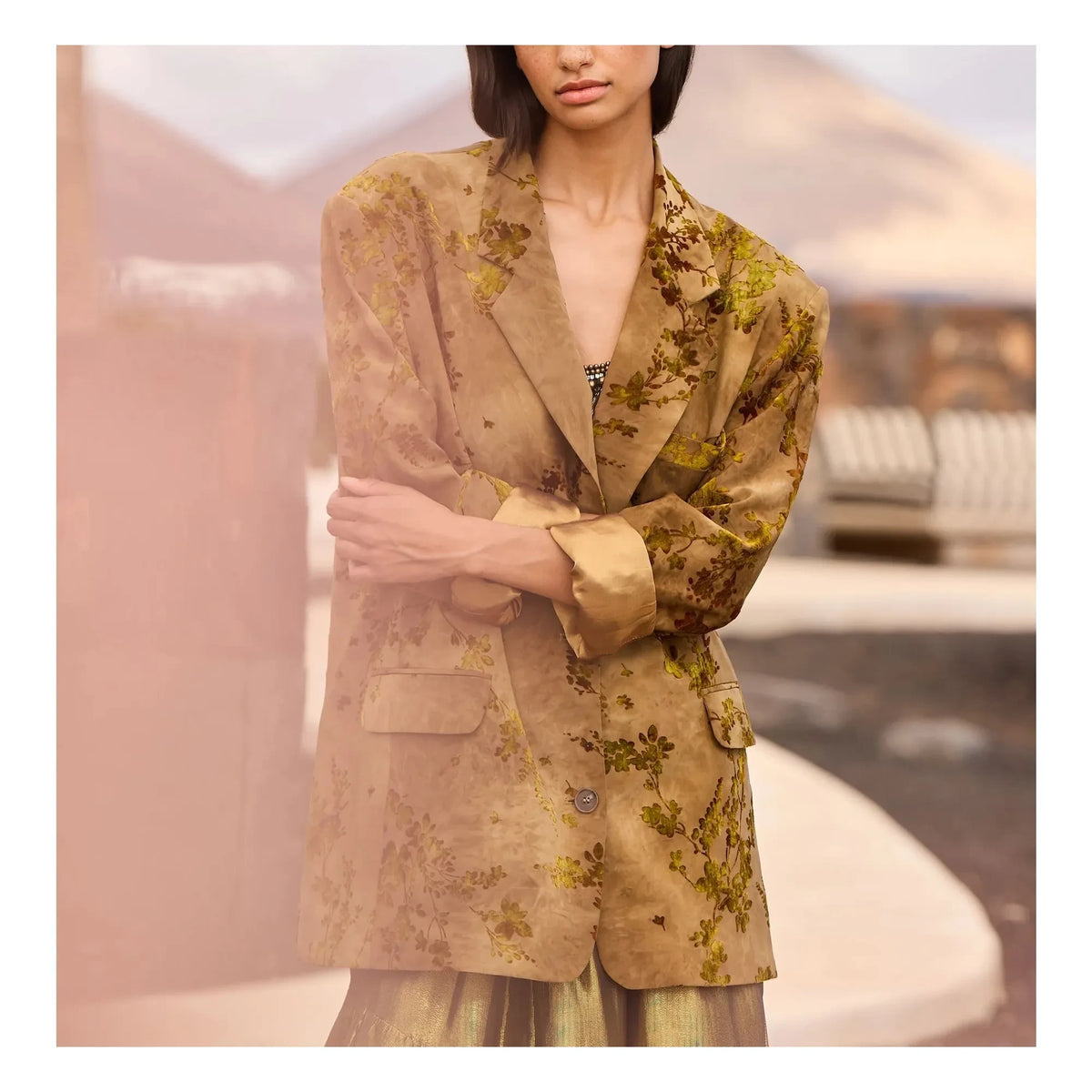 Mes Demoiselles - Sonta Leinenjacke | Khaki