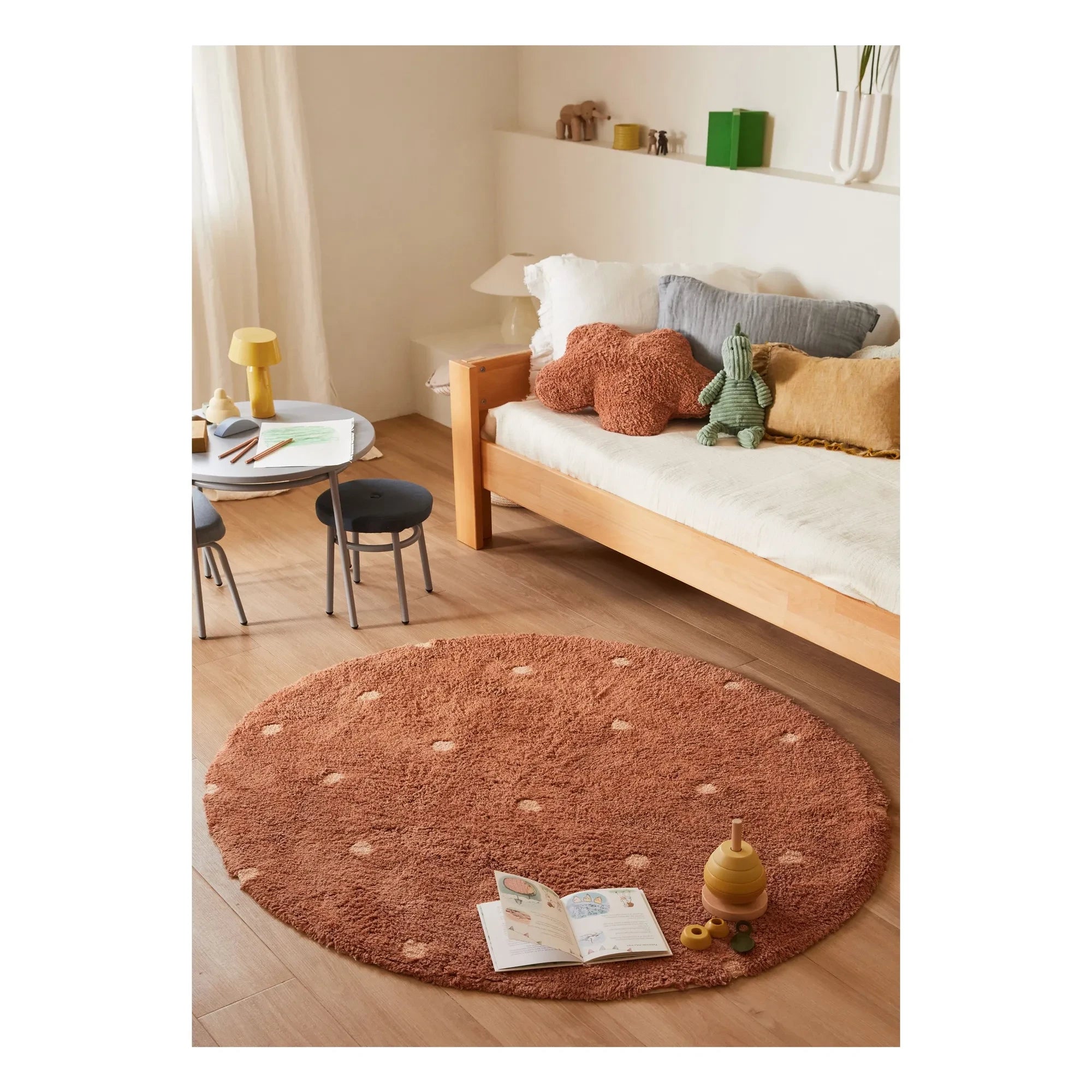 Lorena Canals - Tupfenrunder Teppich | Terracotta