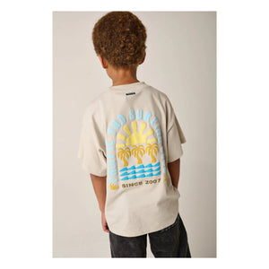 Trocknergeeignet – Oversize-T-Shirt „Saltwater“ | Recycelte Baumwolle | Ecru