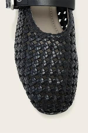 AllSaints Sabine Woven Flat Deri Babet