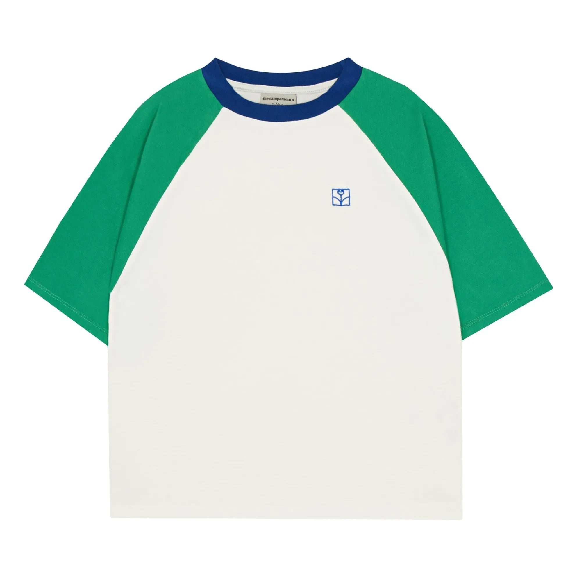 The Campamento – Oversize T-Shirt mit Farbblöcken | Ecru