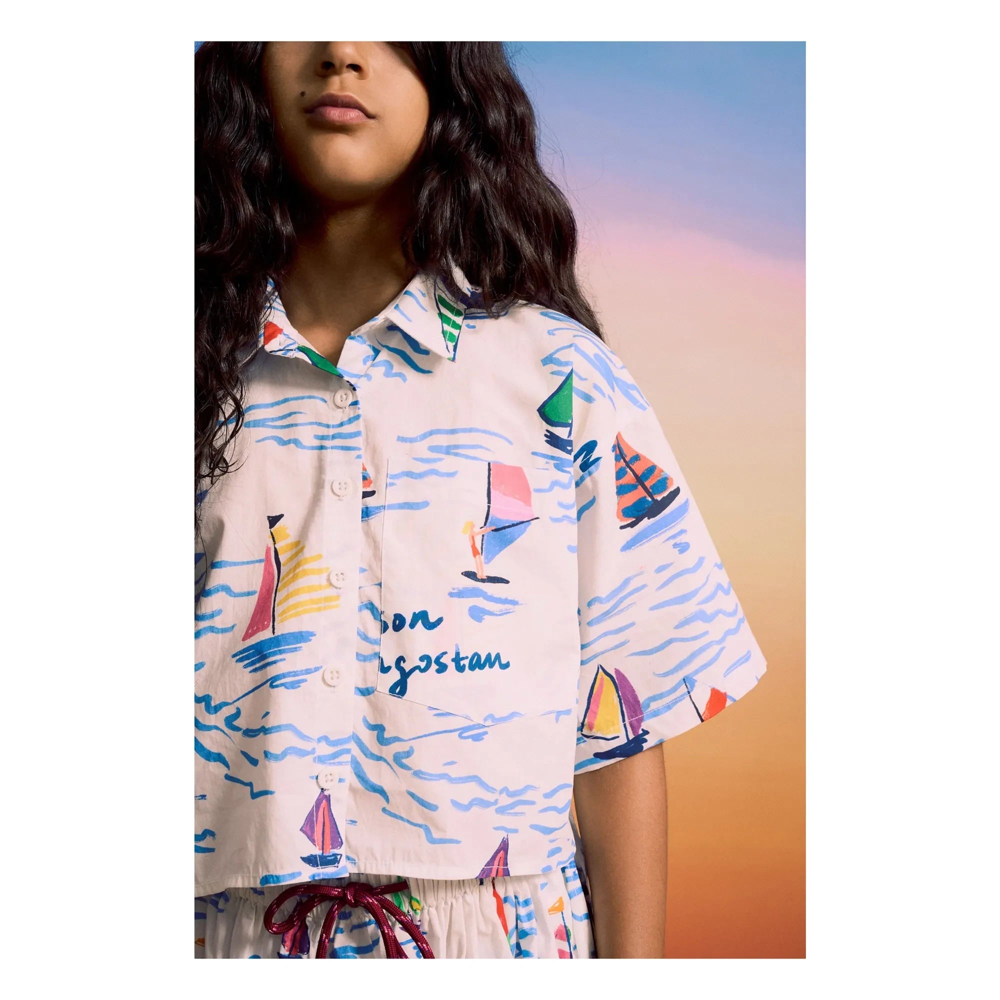 Maison Mangostan - Sails gömlek | Beyaz