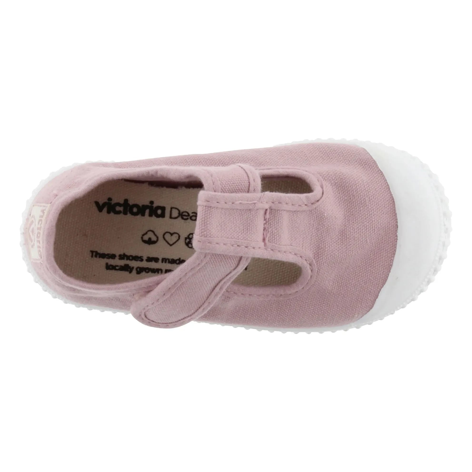 Victoria - Kratz-Sneaker Sandale mit Riemen aus Canvas | Staubrosa