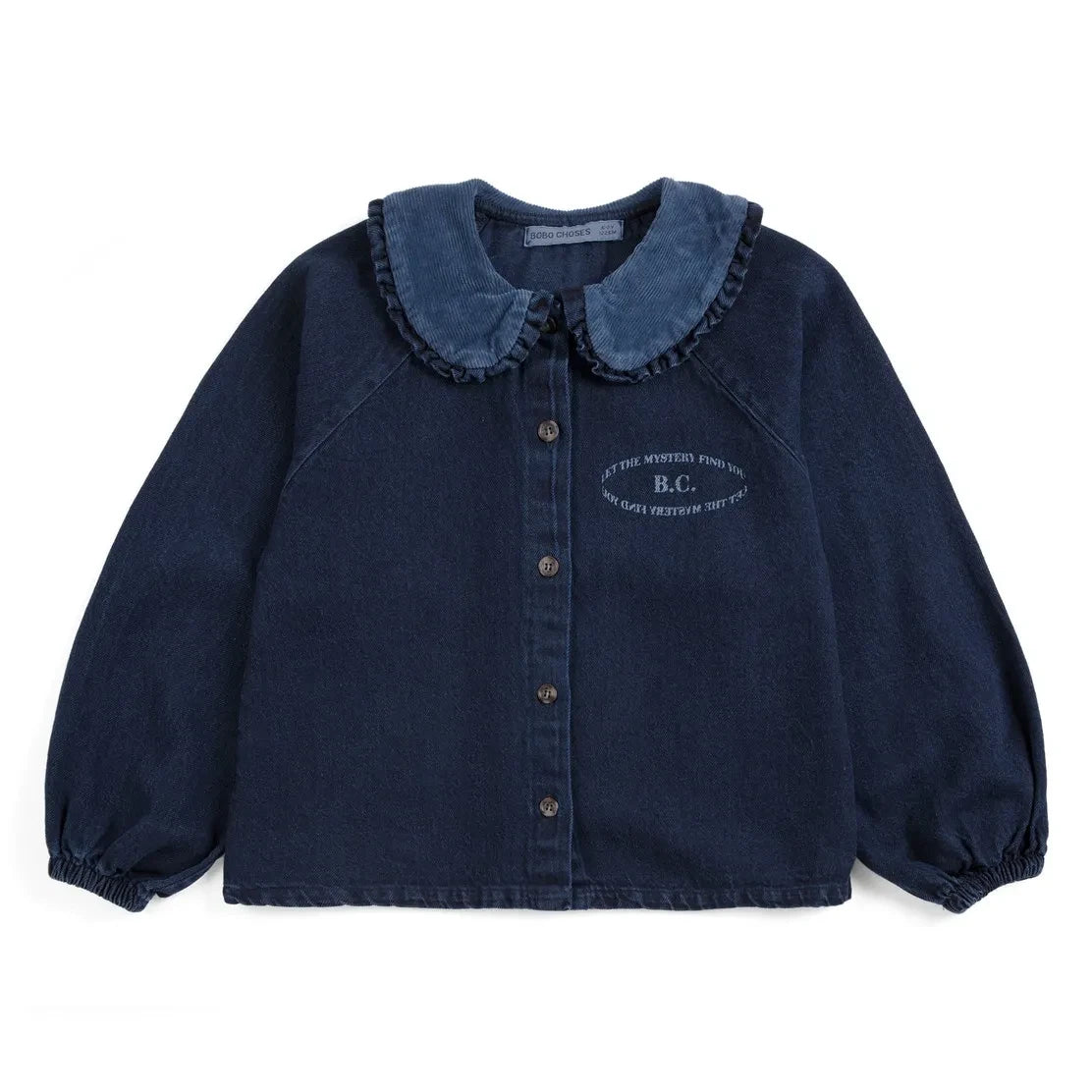 Bobo Choses - Bluz Denim Geri Dönüştürülmüş Pamuk | Koyu Mavi