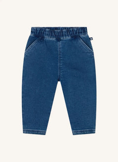 Petit Bateau - Denim Mavisi Lap Polar Denim Harem Pantolon