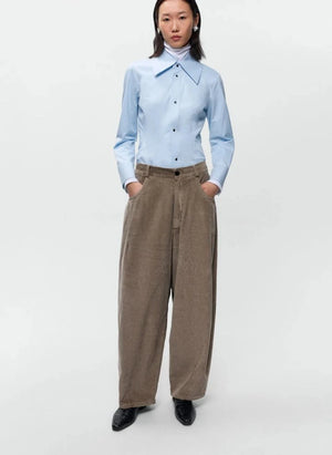 Cordera - Samt Baumwolle Jeans | Salbei