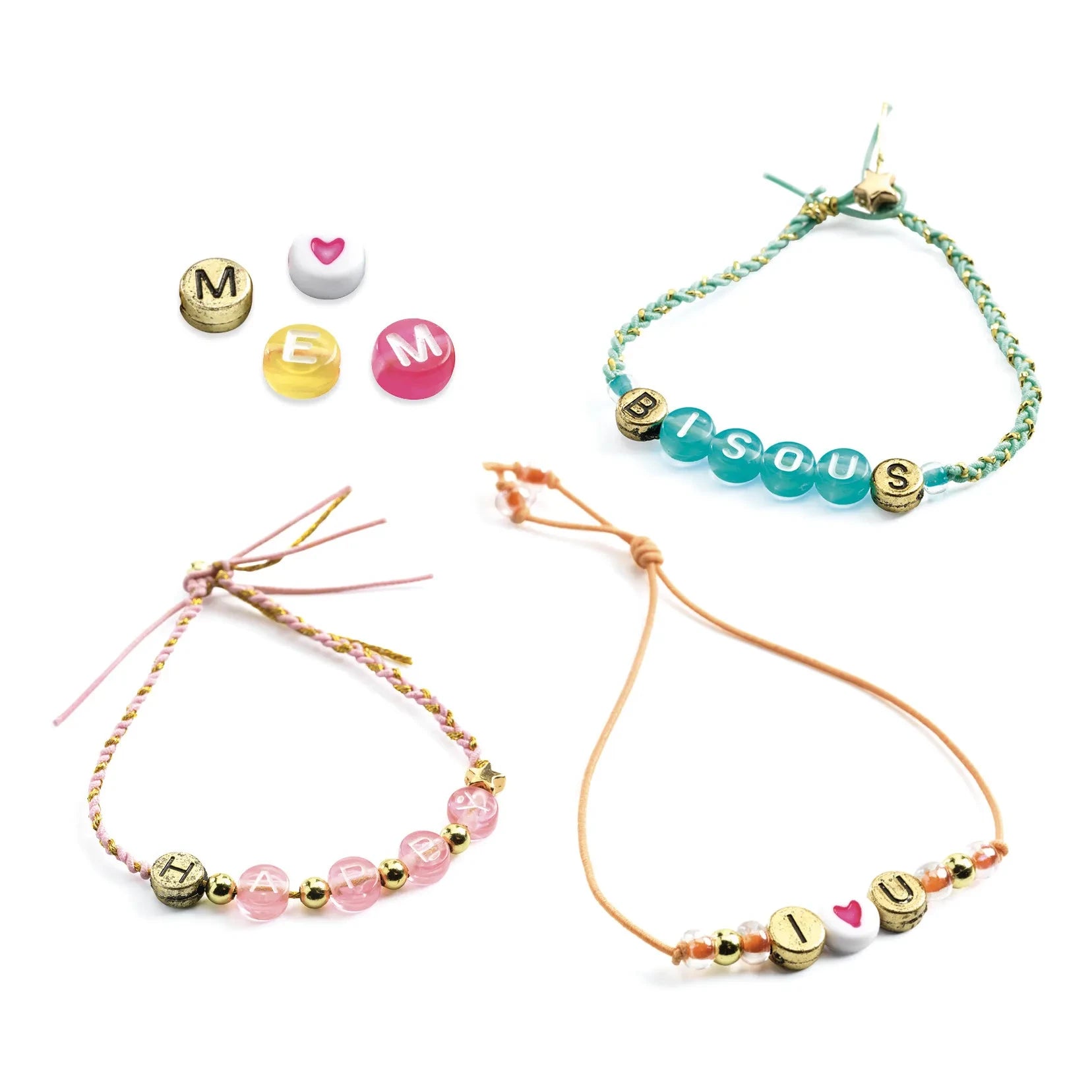 Djeco - DIY Alphabet Armband Set