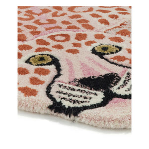 Doing Goods – Leoparden Teppich | Rosa