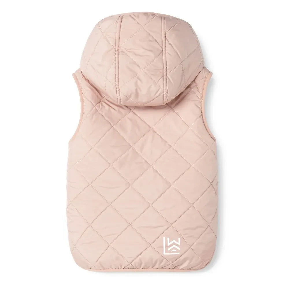 Liewood - Diana Sherpa-Style ärmellose Jacke, hergestellt aus recycelten Fasern | Hellrosa