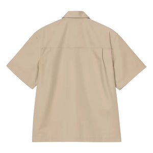 Carhartt WIP - S/S Postal Zip Gömlek | Bej