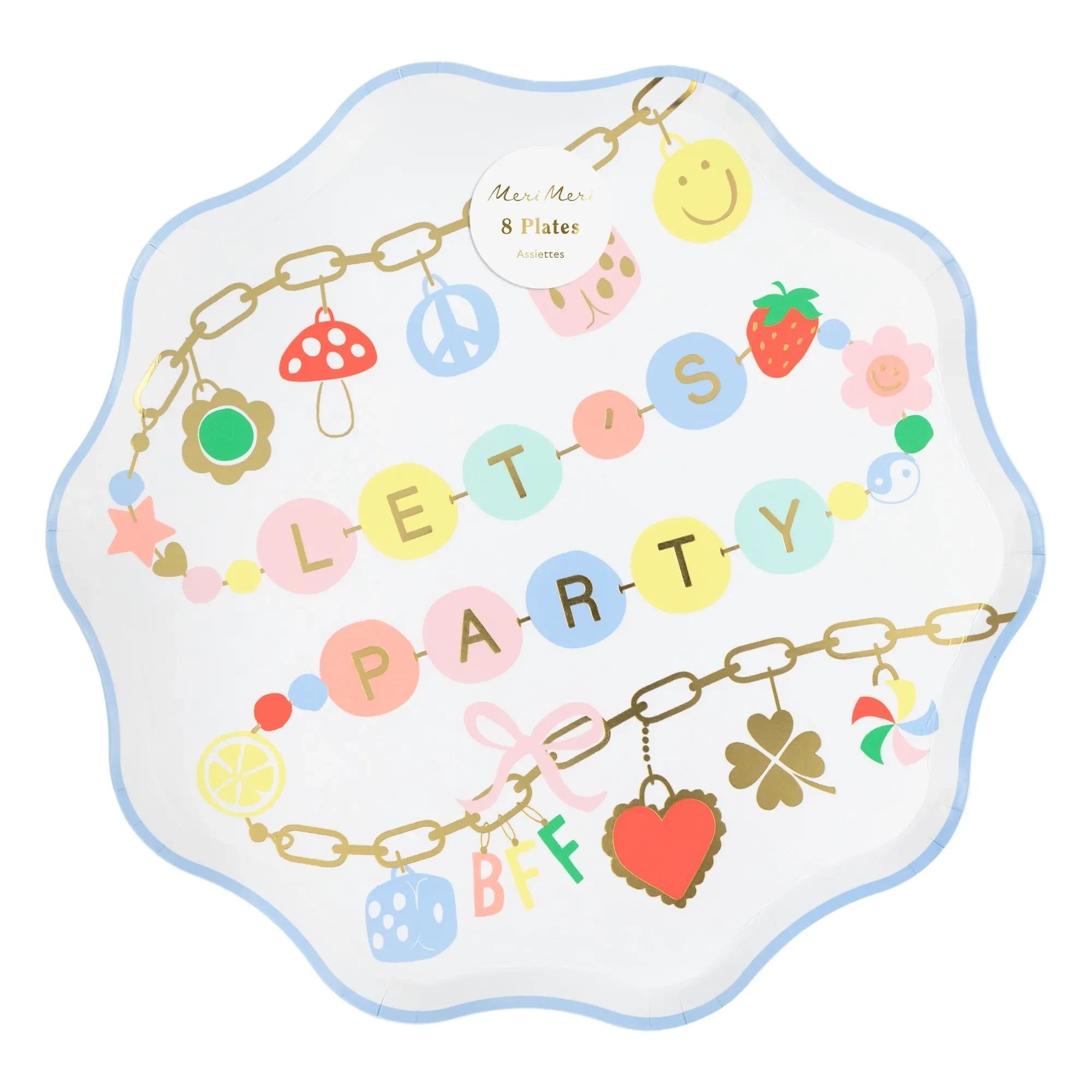 Meri Meri - Charm Partyteller - 8er-Set