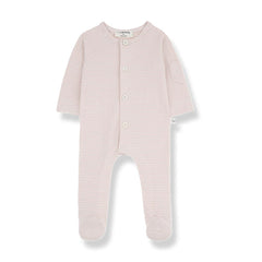 1+ In The Family Philipe Jumpsuit w/feet - Nude-Bodysuits-Nude-3m | Natural Baby Shower