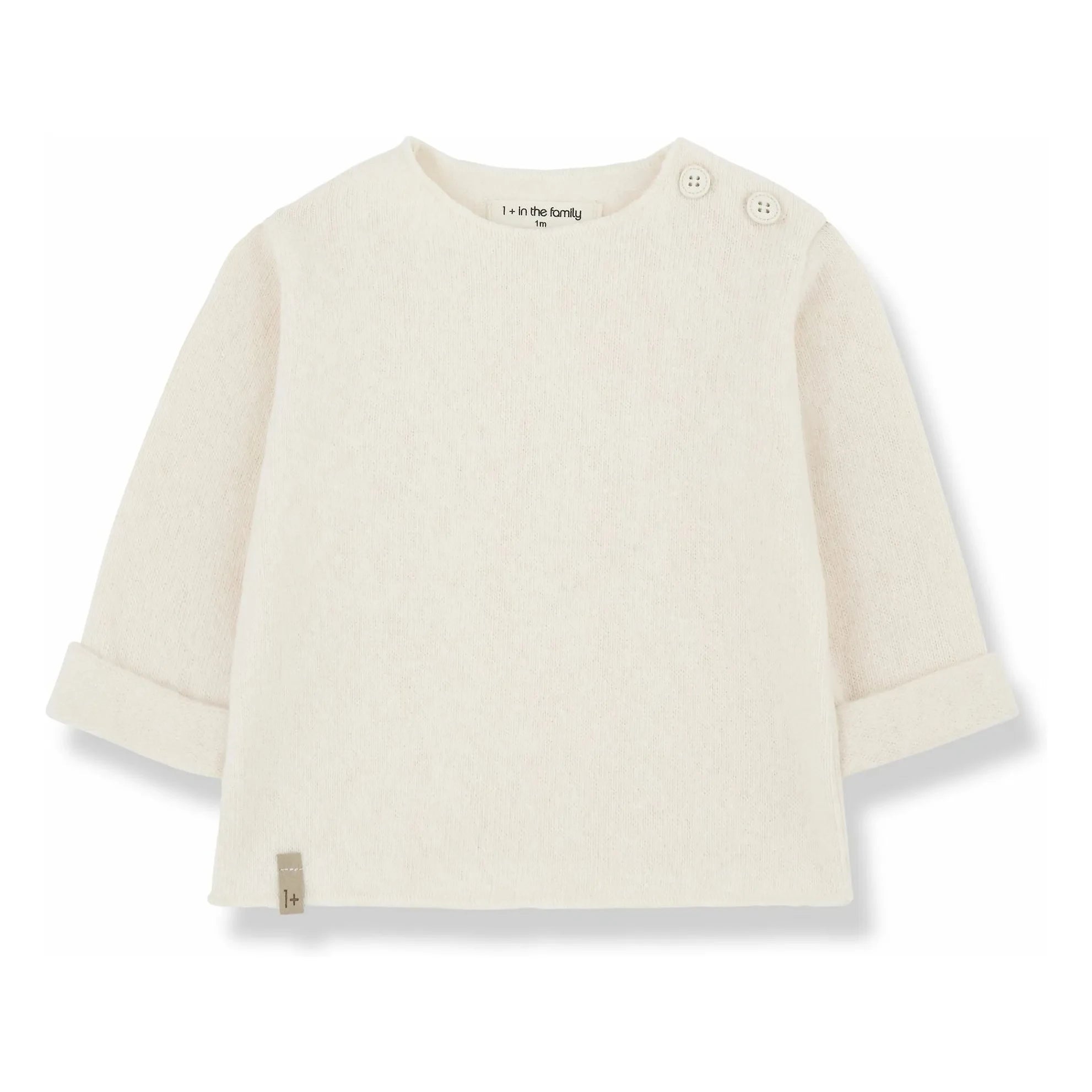 1+ in the family - Chapin T-Shirt | Ecru
