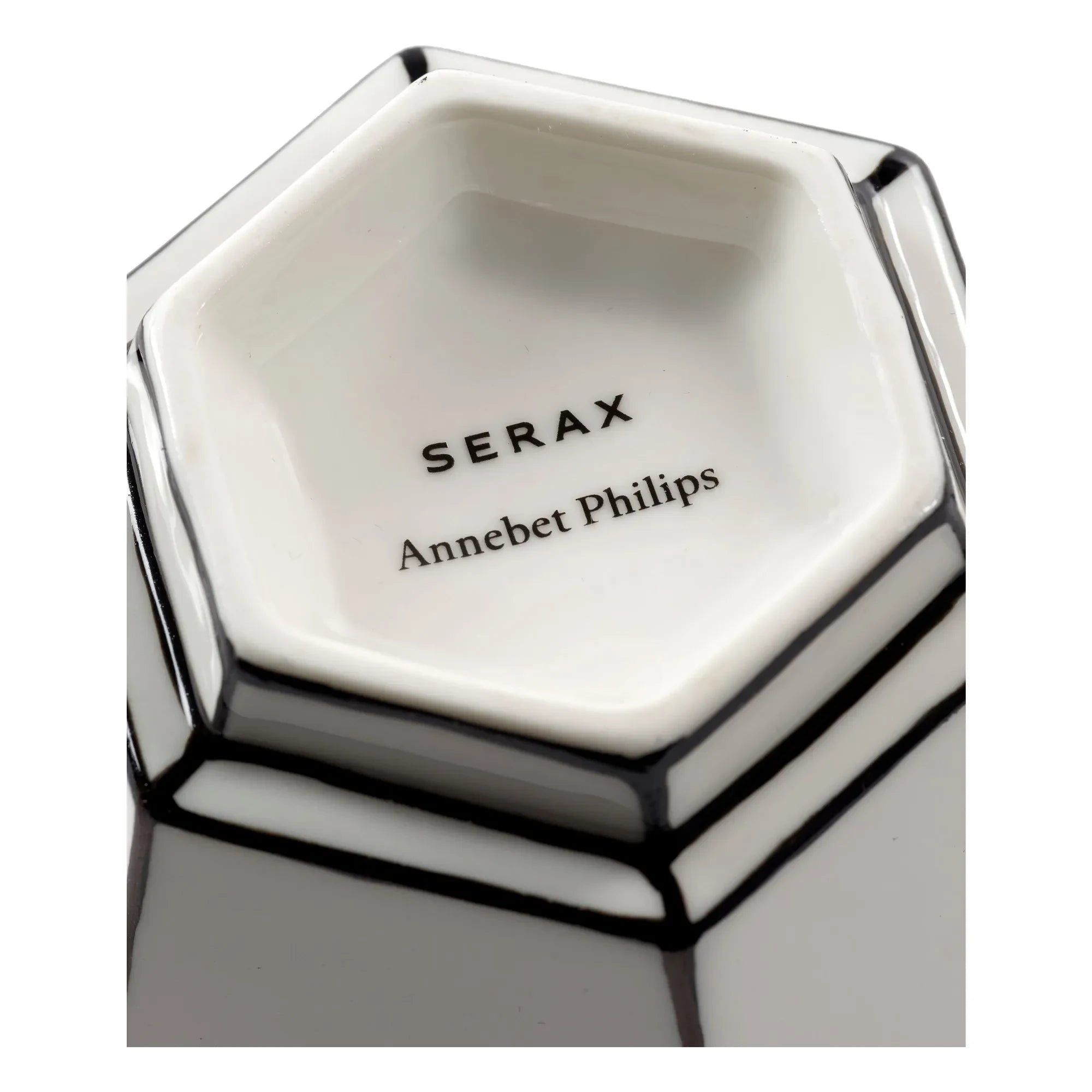 Serax - Annabet Philips Tassen- und Untertassenset - 2er-Set | Noir/Blanc