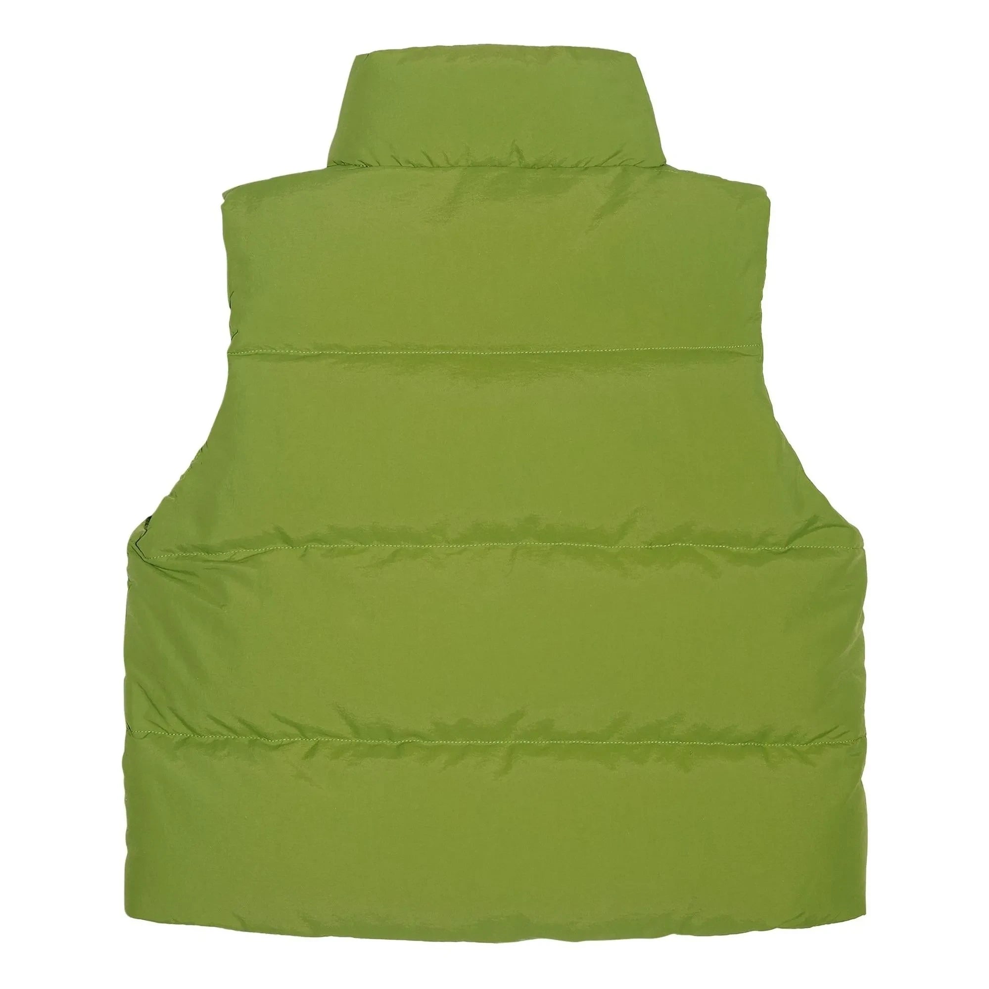 Hundred Pieces - Temper Recycelte Faser Ärmellose Daunenjacke | Grün