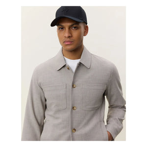 Les Deux - Veste Check Hybrid | Braun