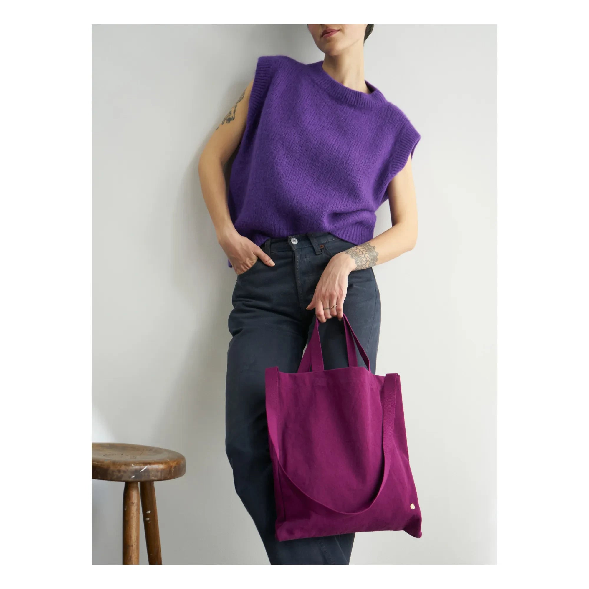 Das Sahnehäubchen – City Iona Tasche, Baumwoll-Canvas | Crimson