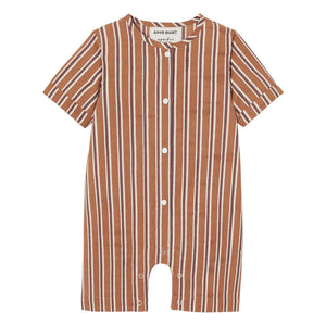 Apaches - Gestreifter Pimo-Pyjama | Braun