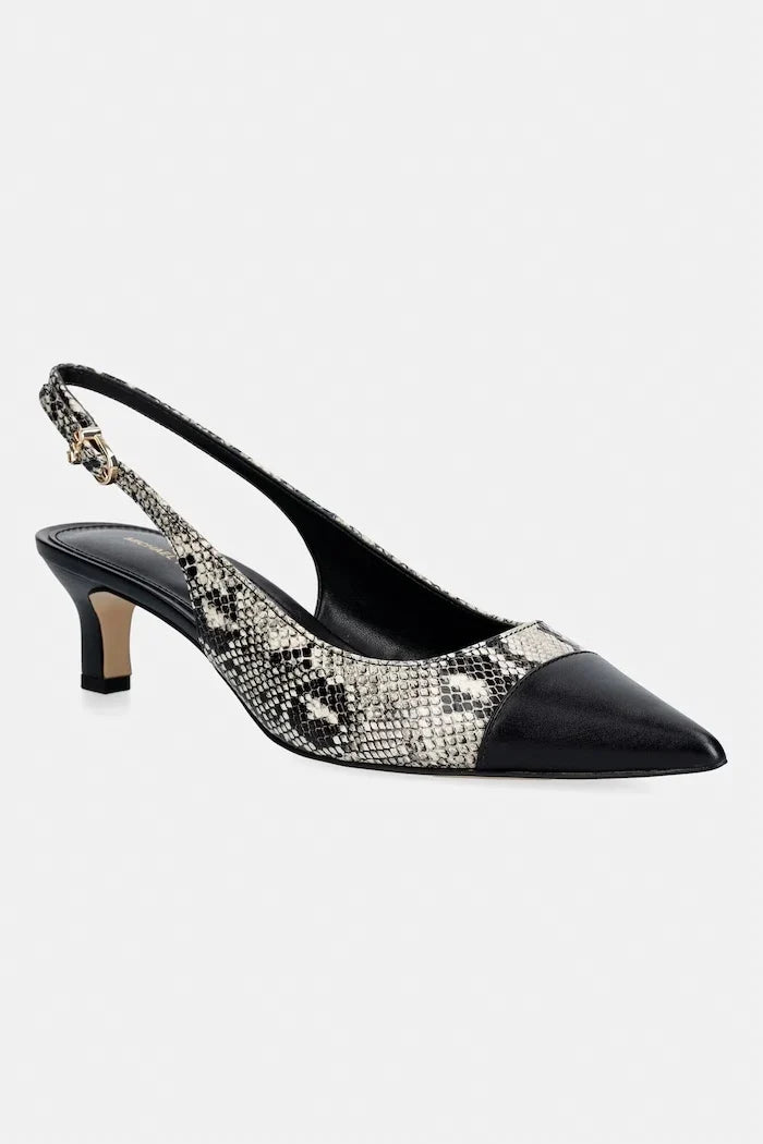 MICHAEL Michael Kors Amara Toe Cap Sling Pump deri ayakkabı