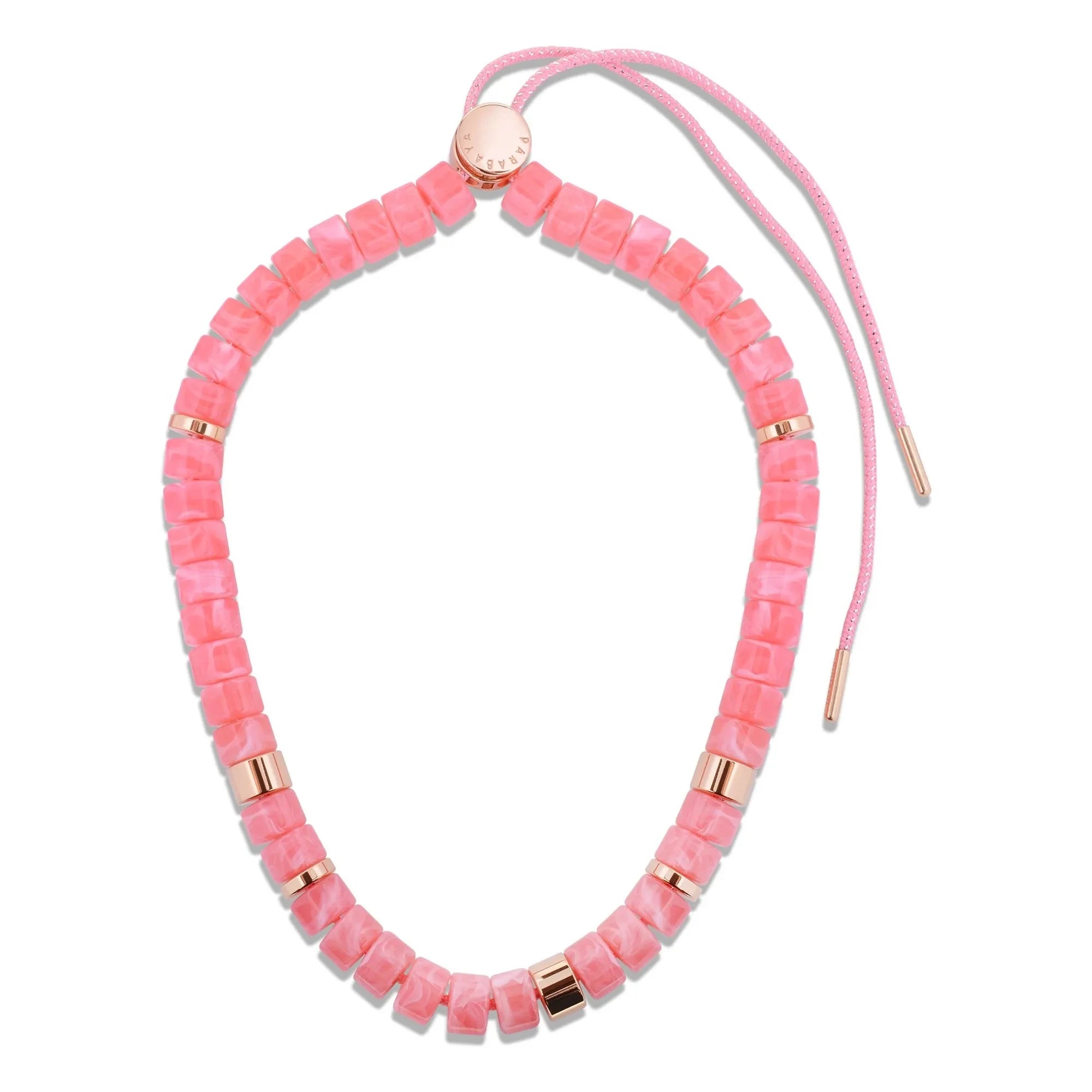 Parabaya - Praia Grapefruit Halskette | Rosa