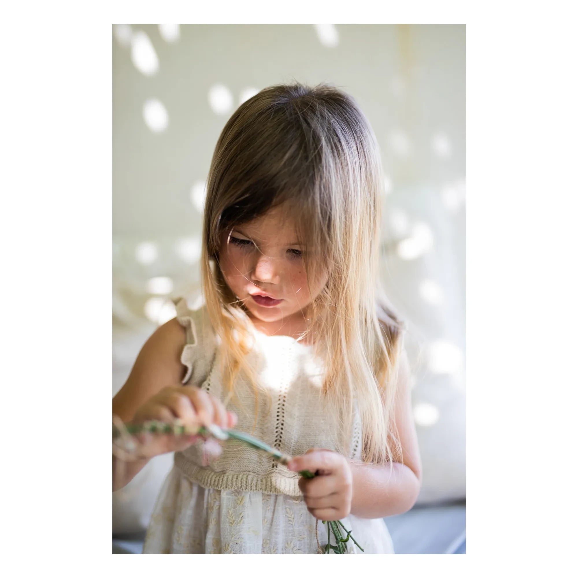 1+ in the family - Soana Besticktes Kleid | Ecru
