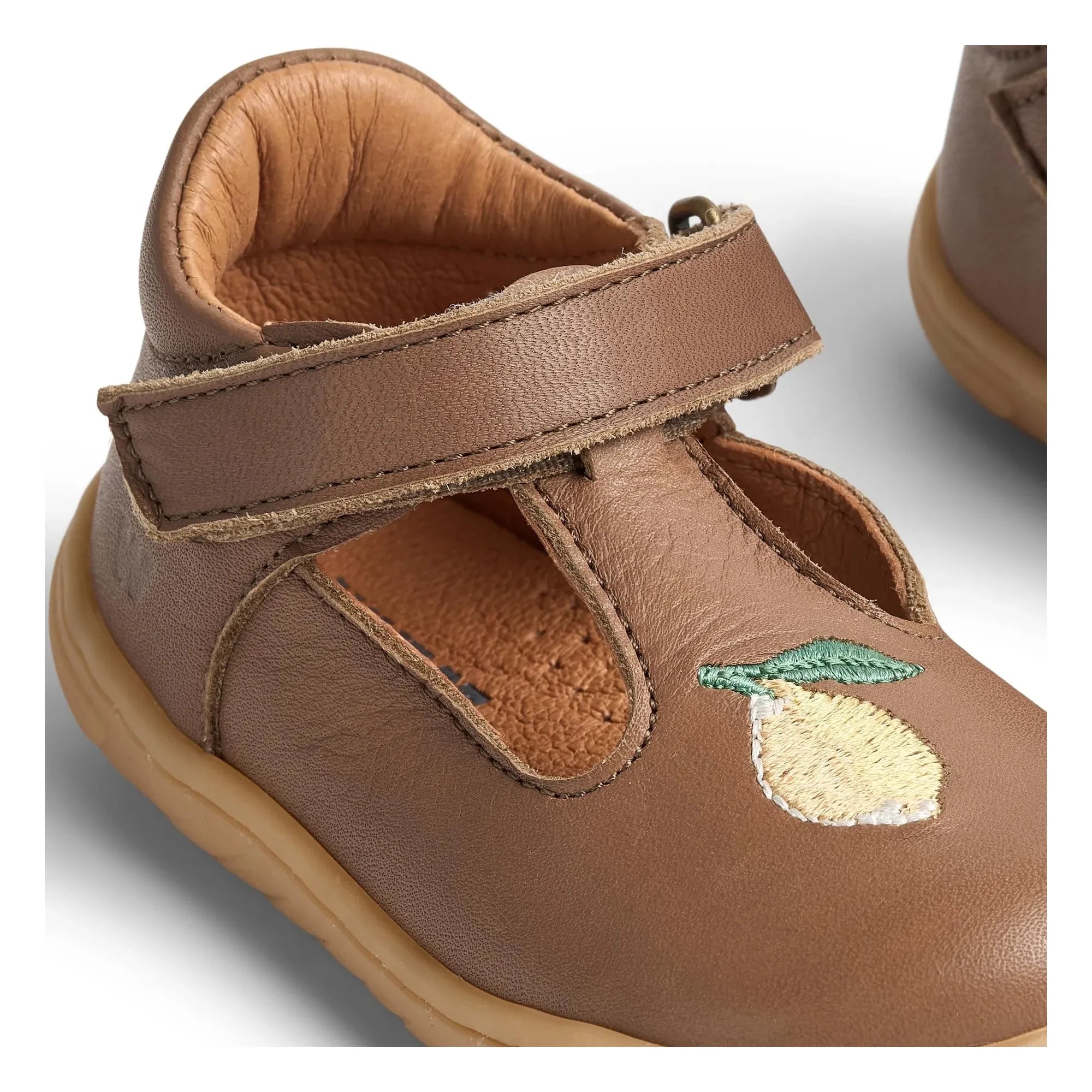 Weizen - Mary Jane Sandalette Sinne Lemons Leder | Braun
