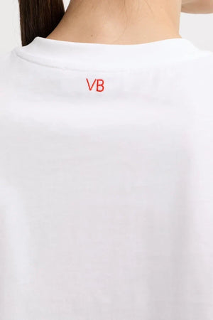 Victoria Beckham Damen-Baumwoll-T-Shirt