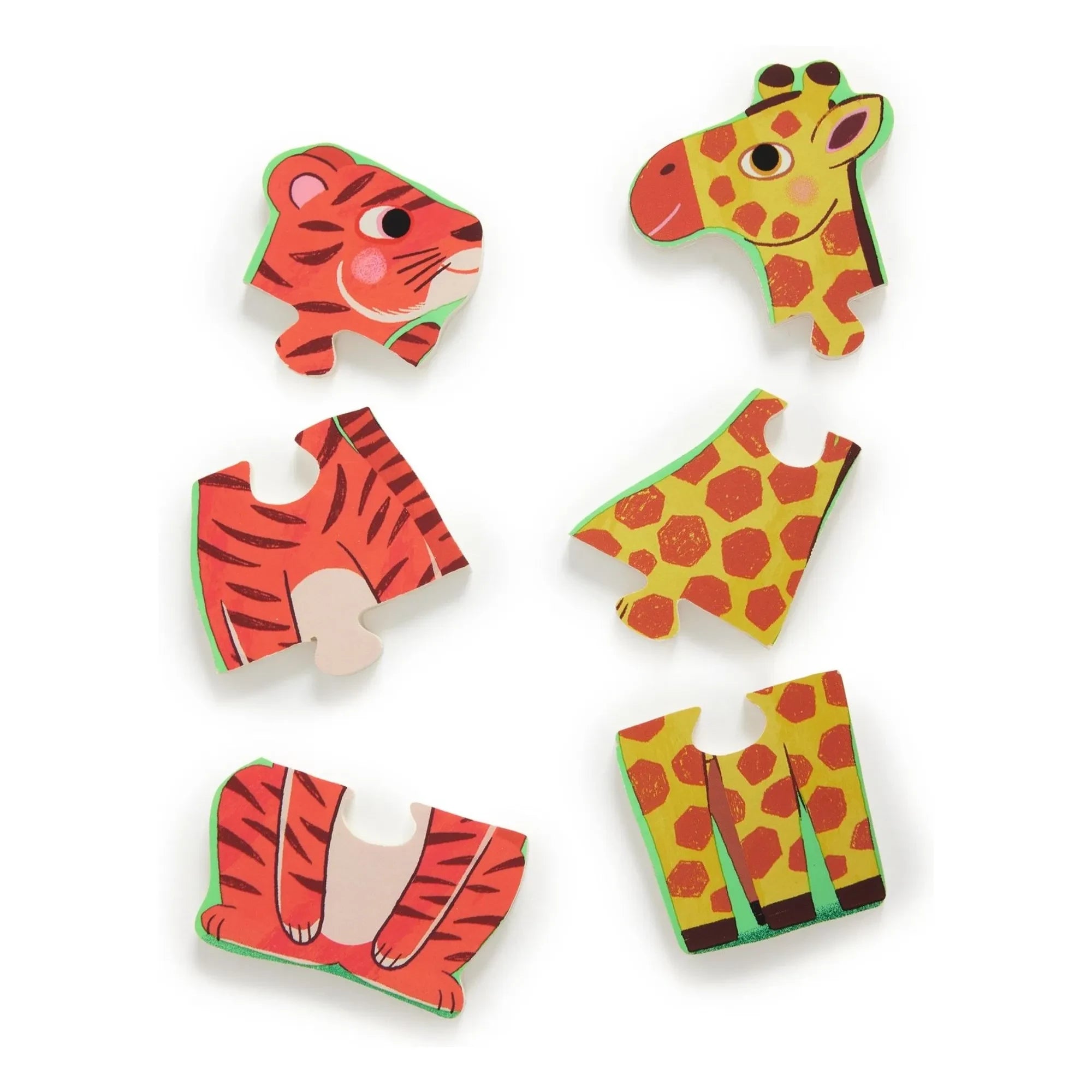 Djeco - Cuckoo Tiger Holzpuzzle