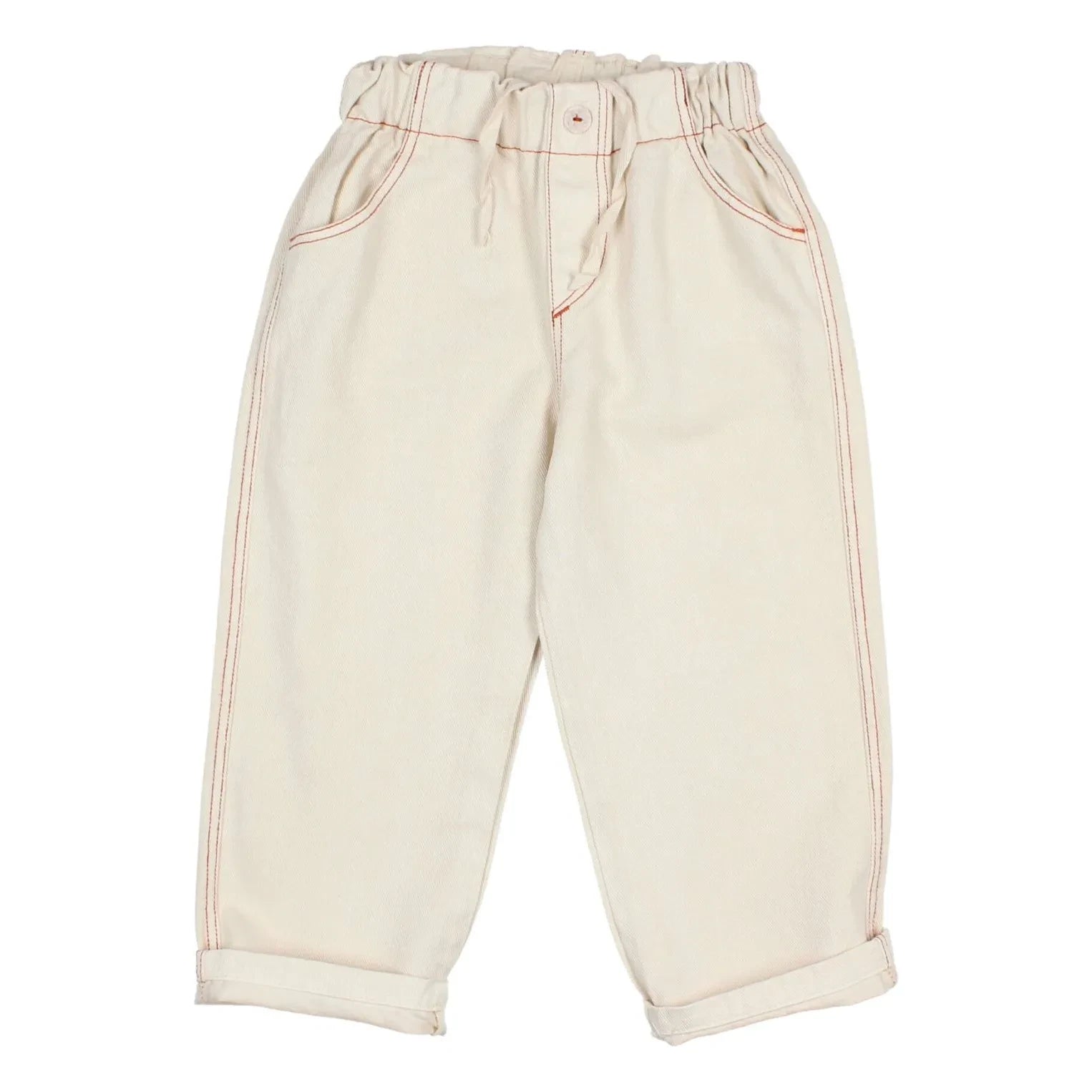 Búho - Denim-Lyocell-Hose | Ecru
