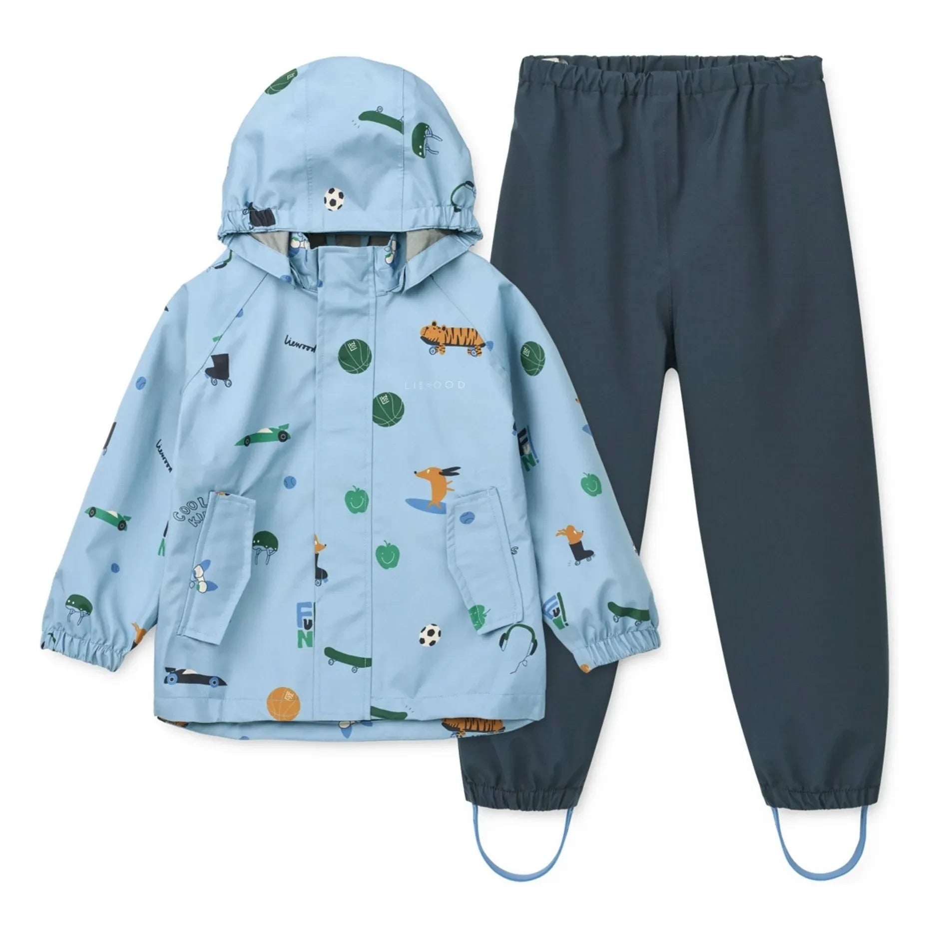 Liewood – Pedia Tigre Regenset aus recycelten Fasern | Blau