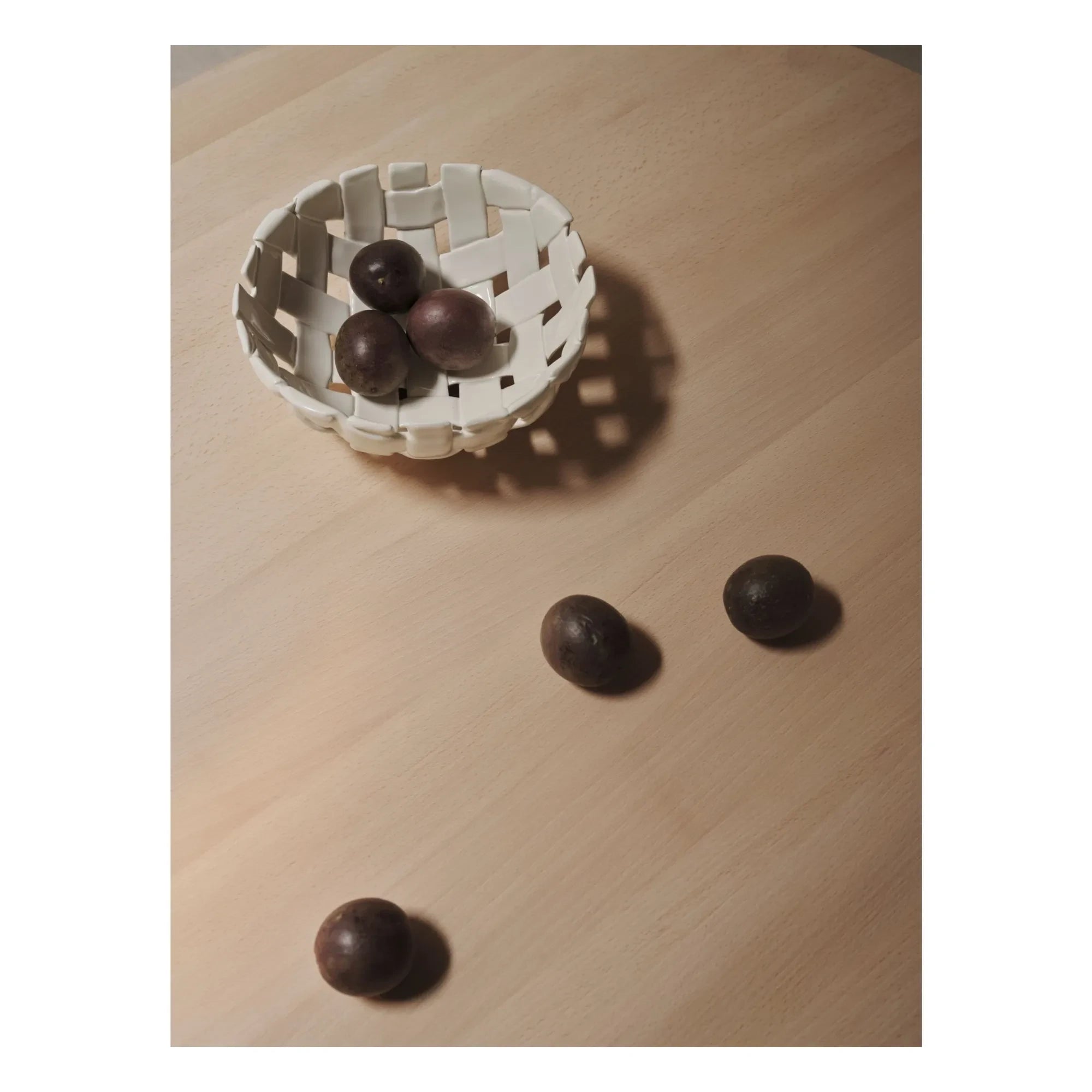Ferm Living - Plait Keramikkorb | Ecru