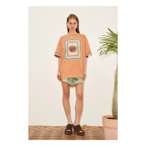 Alémais – Alberta T-Shirt aus Bio-Baumwolle | Orange
