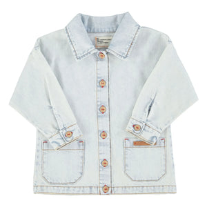 Piupiuchick - Denim Peace Jacke | Gewaschenes Blau