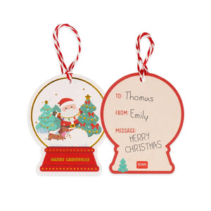 Legami - Set 10 Weihnachtsgeschenkanhänger