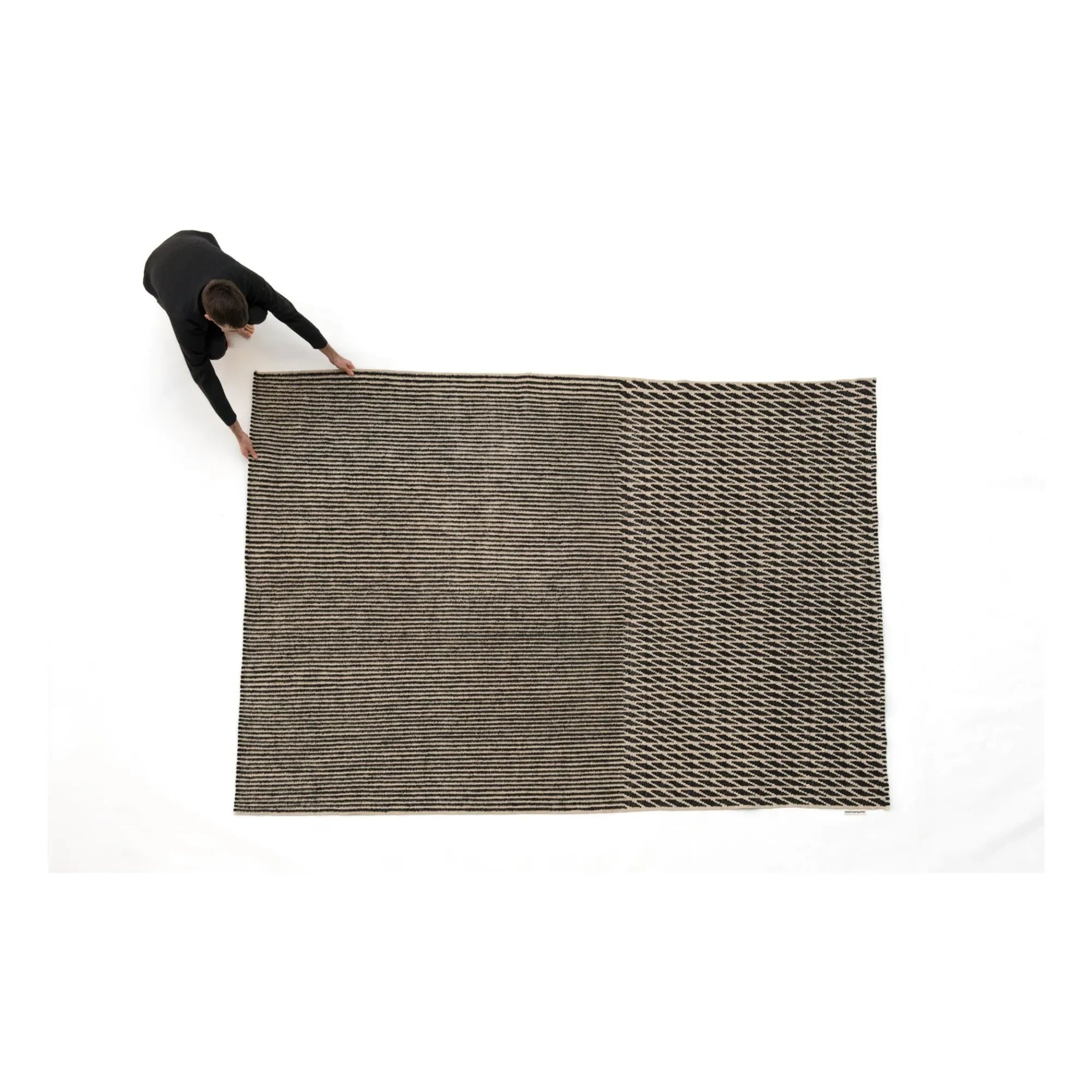 Nanimarquina - Blur Teppich, Ronan & Erwan Bouroullec | Schwarz