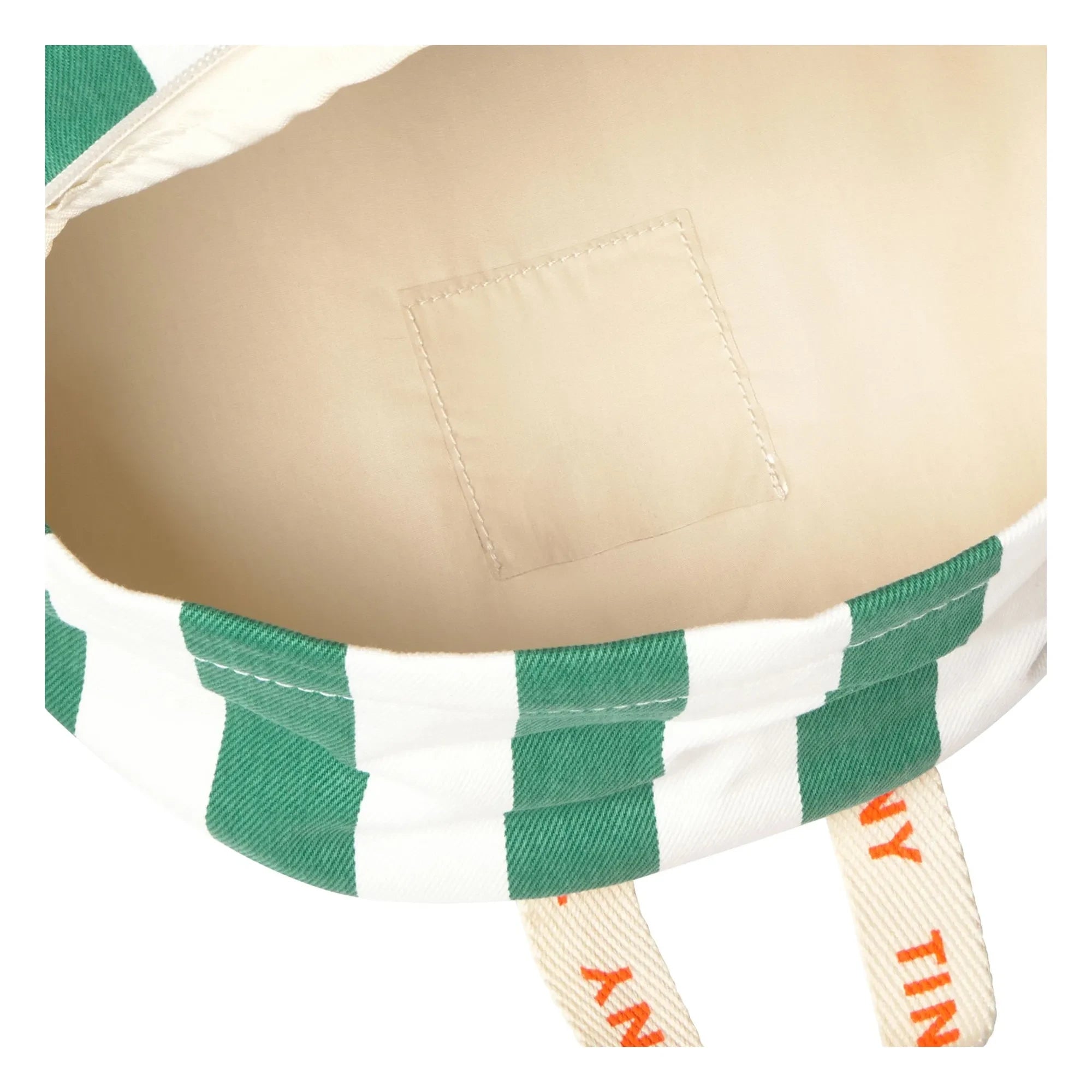 Tinycottons - Gestreifter Rucksack | Grün