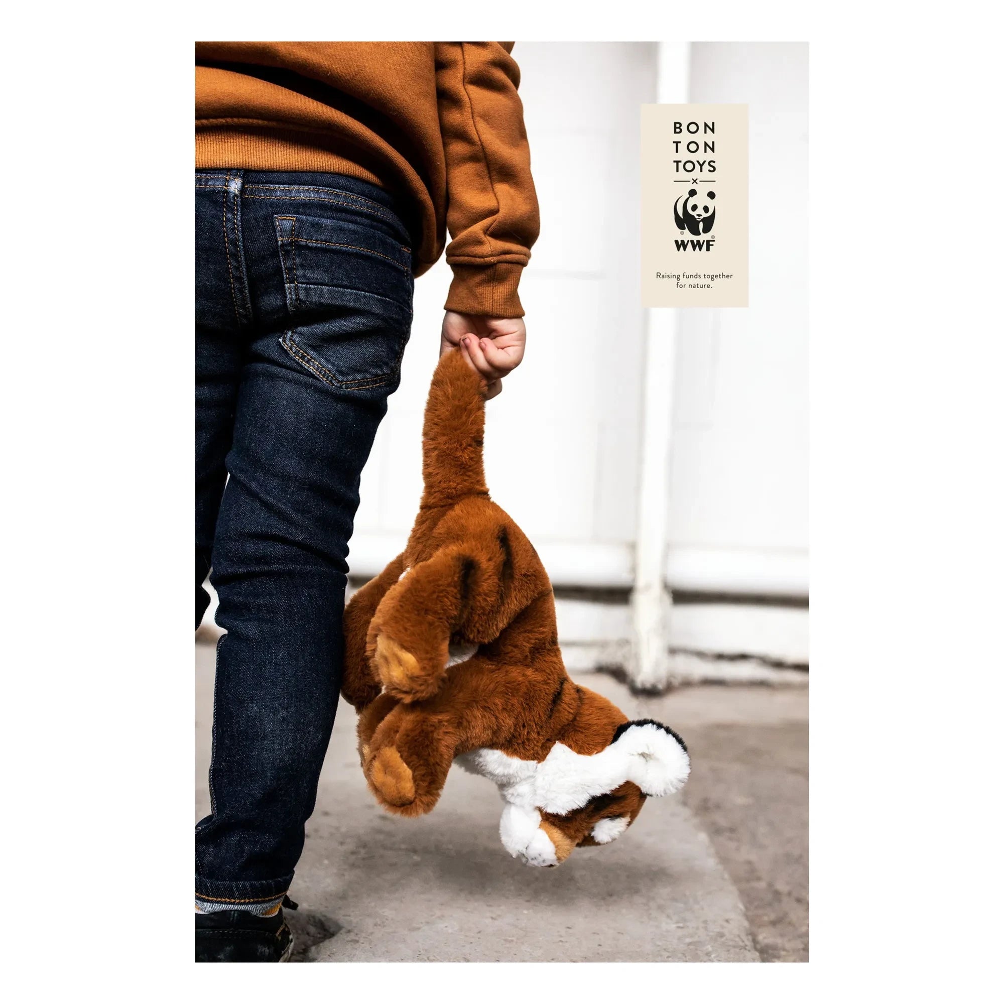 Bon Ton Toys - WWF - Tiger Plüschtier | Hellbraun