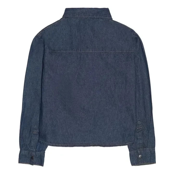 Finger in the nose - Crush Kurzes Jeanshemd | Denim brut