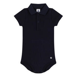 Petit Bateau - Body mit Kragen Mileno | Marineblau