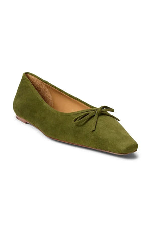 Kadife Bale Ayakkabıları Polo Ralph Lauren Pnt Ballet Flat