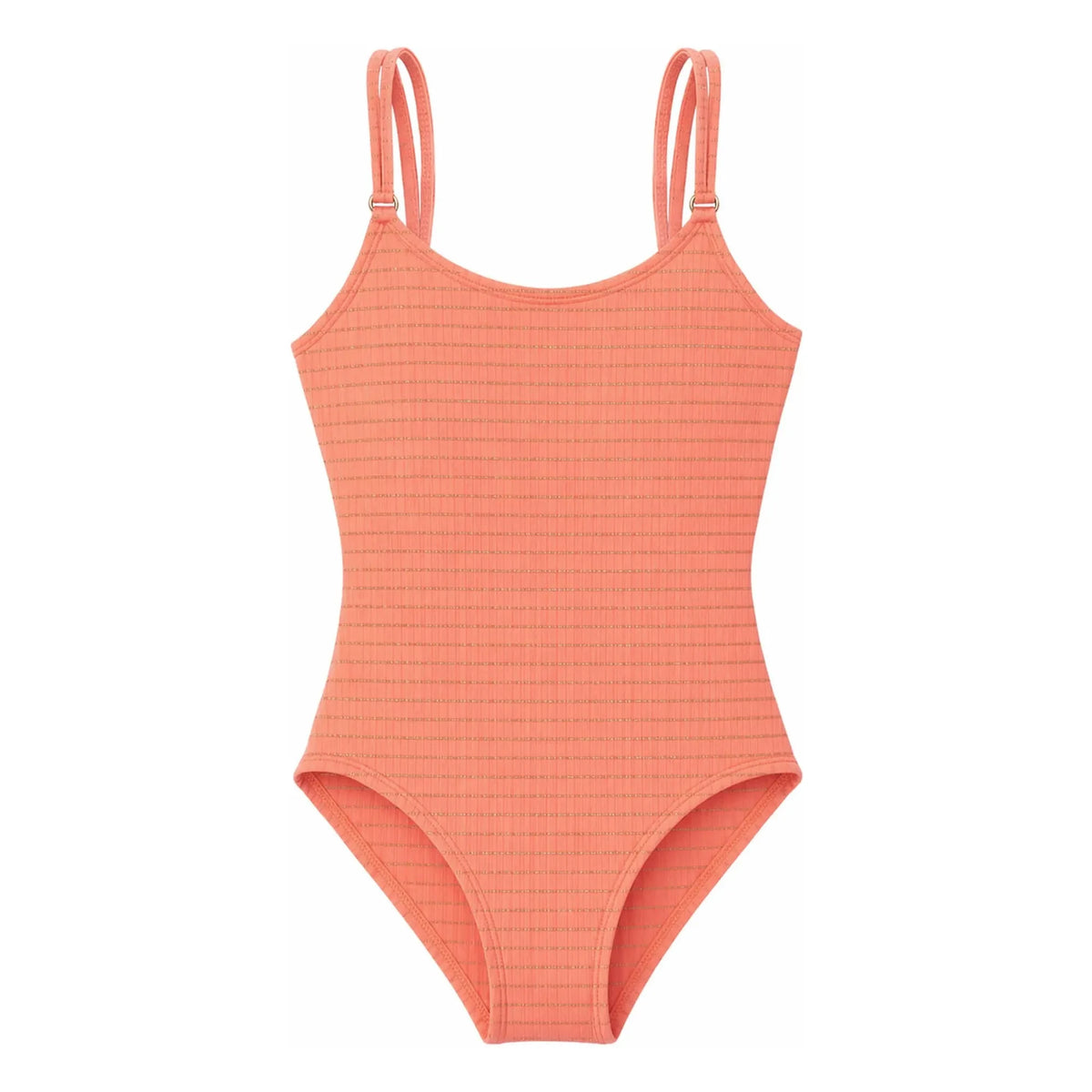 Lison Paris - Calypso Metallic Einteiliger Badeanzug | Koralle