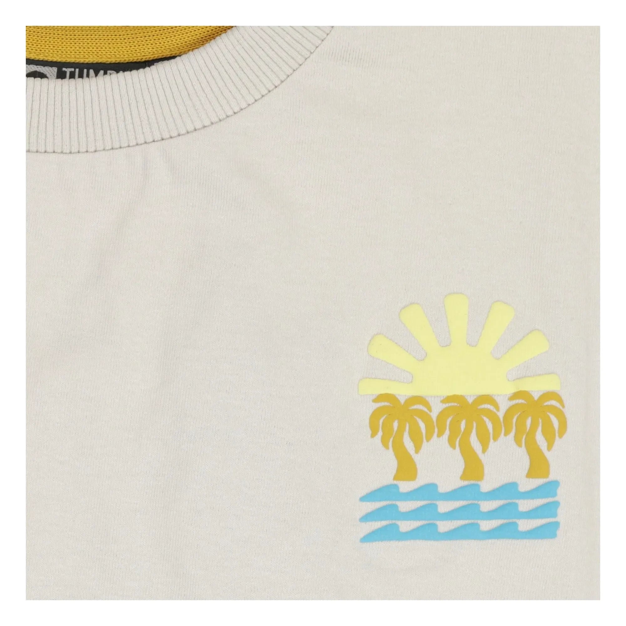 Trocknergeeignet – Oversize-T-Shirt „Saltwater“ | Recycelte Baumwolle | Ecru