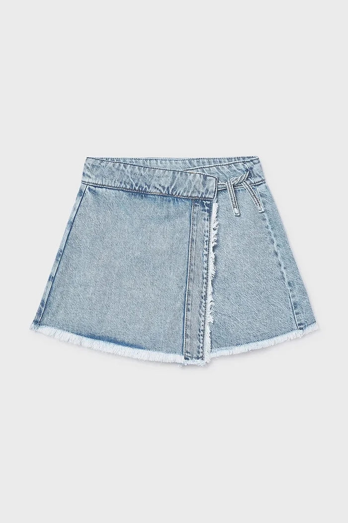 Mayoral Kız Çocuk Denim Etek Şort