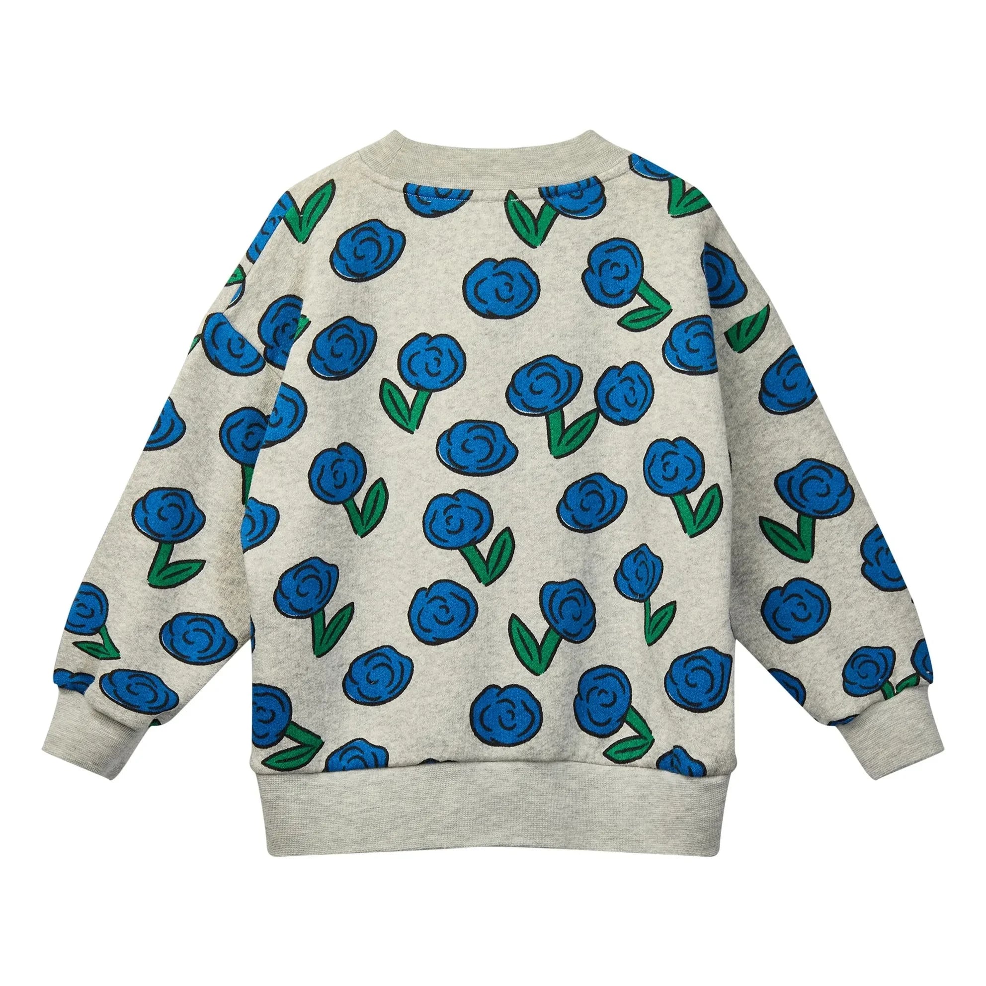 Wynken - Sweatshirt Dancing Dahlia | Grau meliert