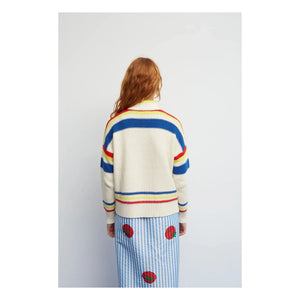 Dr Bloom - Tennis Cardigan | Ecru