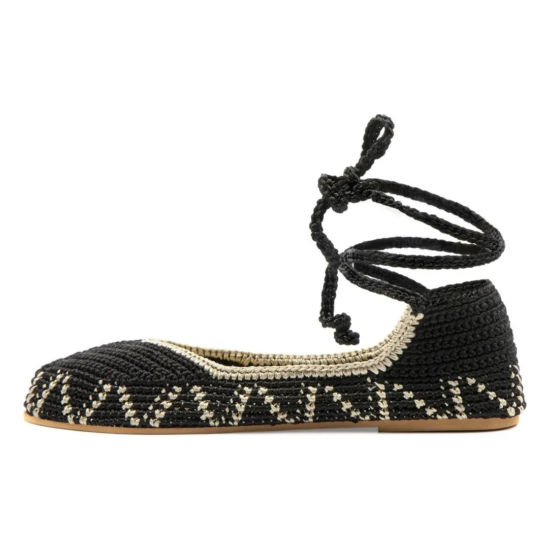 Kashura - Ballerina-Absatz Pepper Schwarz | Schwarz