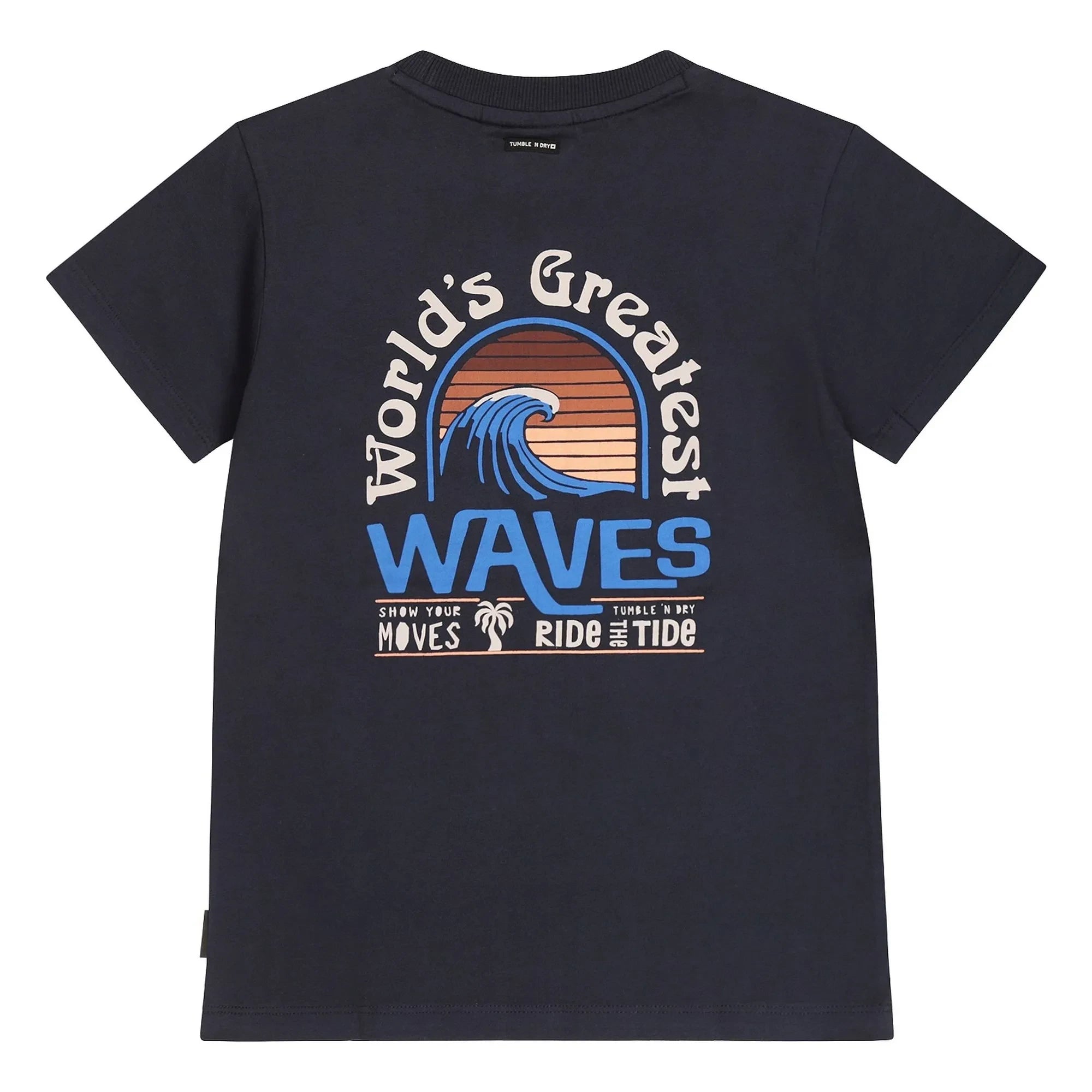 Tumble N'Dry - Bondi Beach Bio-Baumwoll-T-Shirt | Dunkelblau