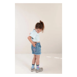 Jenest - Fancy Sport Socken aus Bio-Baumwolle | Hellblau