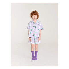 Bobo Choses - T-Shirt und Shorts-Set mit Mausmotiv aus Bio-Baumwolle | Lila
