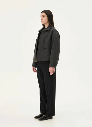 Noyoco - Holar Wolljacke | Kohlegrau